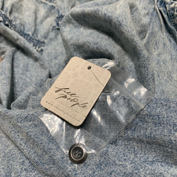 NWT Free People Wild One Mini Dress Size M $108 MSRP - Picture 4 of 7